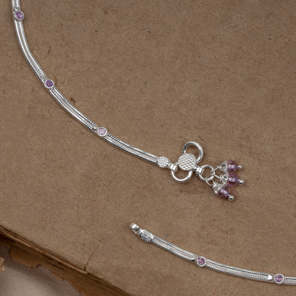 Pankhudi Lightweight Daily Wear Payal for Girls (Anklet)