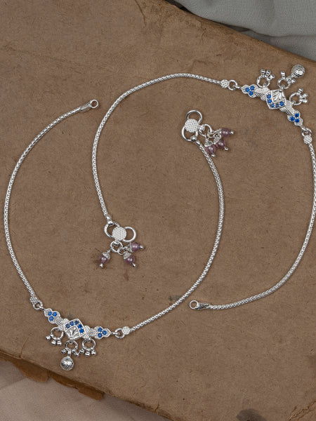 Pankhudi Lightweight Daily Wear Payal for Girls (Anklet)