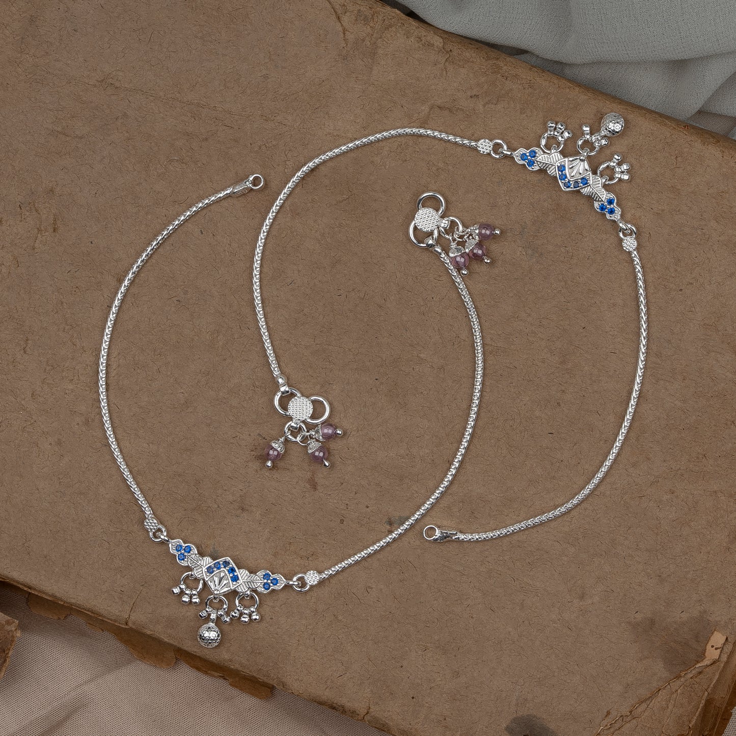 Pankhudi Lightweight Daily Wear Payal for Girls (Anklet)