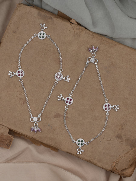 Pankhudi Lightweight Daily Wear Payal for Girls (Anklet)