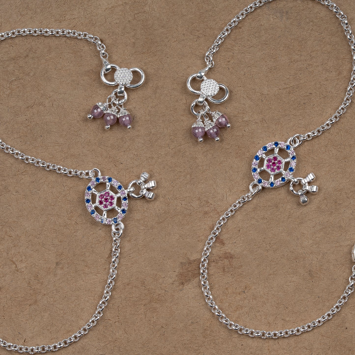 Pankhudi Lightweight Daily Wear Payal for Girls (Anklet)