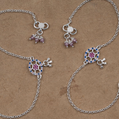 Pankhudi Lightweight Daily Wear Payal for Girls (Anklet)