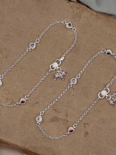 Pankhudi Lightweight Daily Wear Payal for Girls (Anklet)