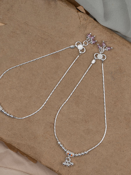 Pankhudi Lightweight Daily Wear Payal for Girls (Anklet)