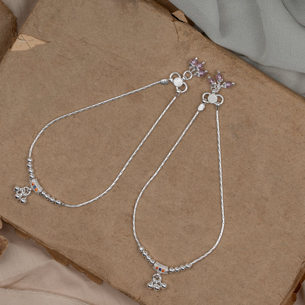 Pankhudi Lightweight Daily Wear Payal for Girls (Anklet)