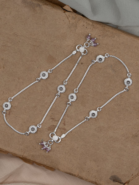 Pankhudi Lightweight Daily Wear Payal for Girls (Anklet)