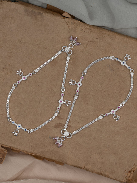 Pankhudi Lightweight Daily Wear Payal for Girls (Anklet)