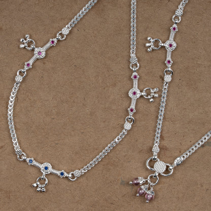 Pankhudi Lightweight Daily Wear Payal for Girls (Anklet)