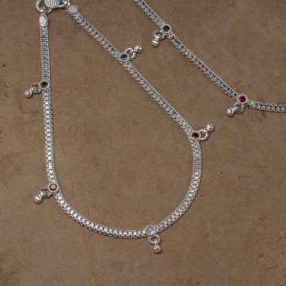 Pankhudi Lightweight Daily Wear Payal for Girls (Anklet)