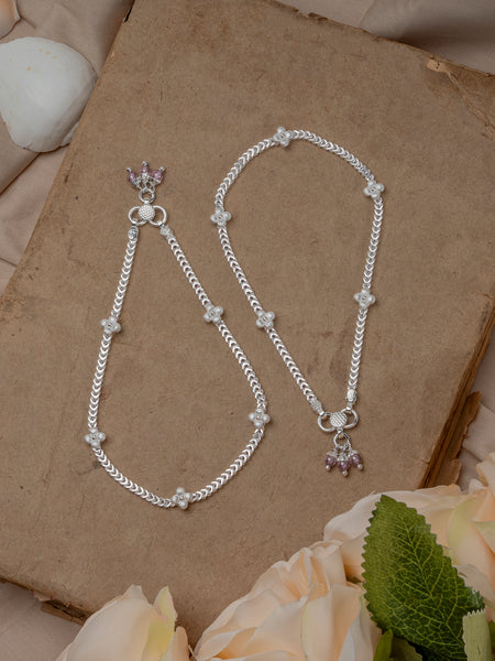 Pankhudi Lightweight Daily Wear Payal for Girls (Anklet)