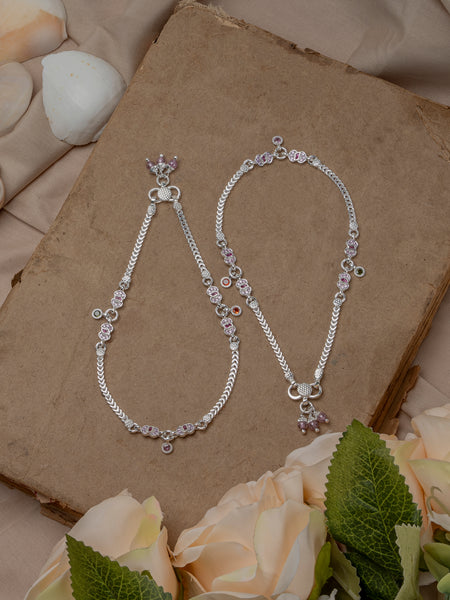 Pankhudi Lightweight Daily Wear Payal for Girls (Anklet)