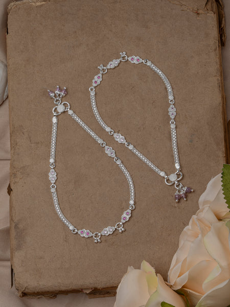 Pankhudi Lightweight Daily Wear Payal for Girls (Anklet)