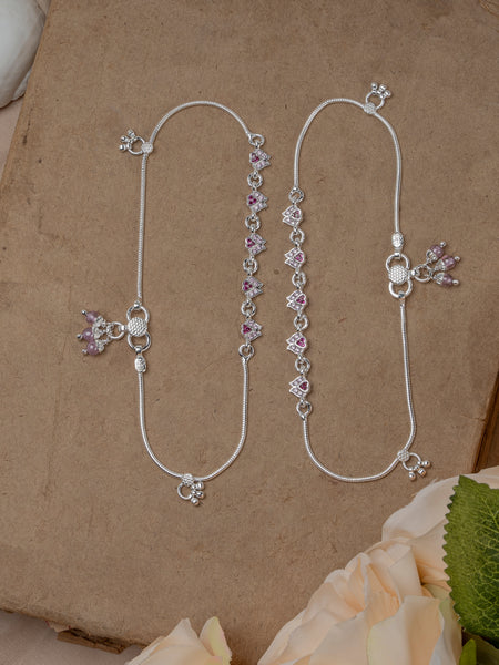 Pankhudi Lightweight Daily Wear Payal for Girls (Anklet)