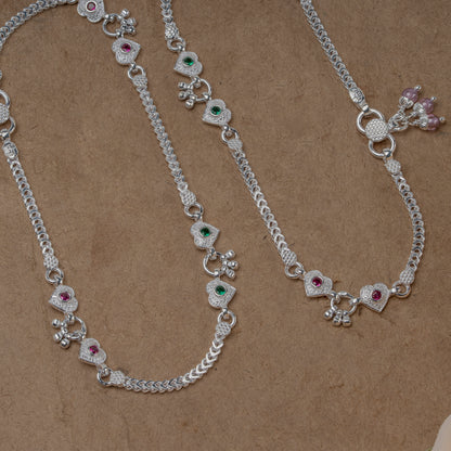 Pankhudi Lightweight Daily Wear Payal for Girls (Anklet)