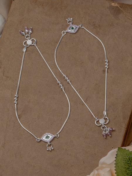 Pankhudi Lightweight Daily Wear Payal for Girls (Anklet)