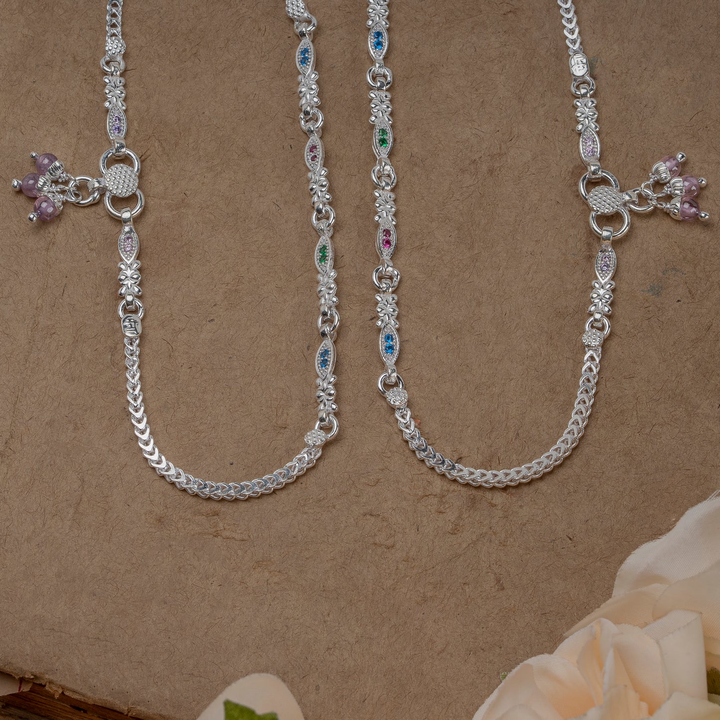Pankhudi Lightweight Daily Wear Payal for Girls (Anklet)
