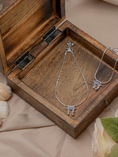 Pankhudi Lightweight Daily Wear Payal for Girls (Anklet)