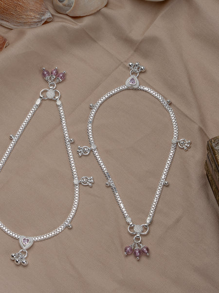 Pankhudi Lightweight Daily Wear Payal for Girls (Anklet)