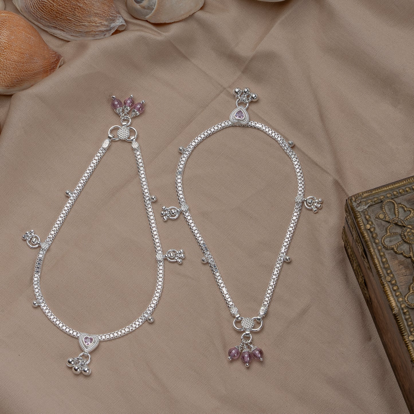 Pankhudi Lightweight Daily Wear Payal for Girls (Anklet)