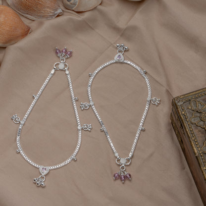 Pankhudi Lightweight Daily Wear Payal for Girls (Anklet)
