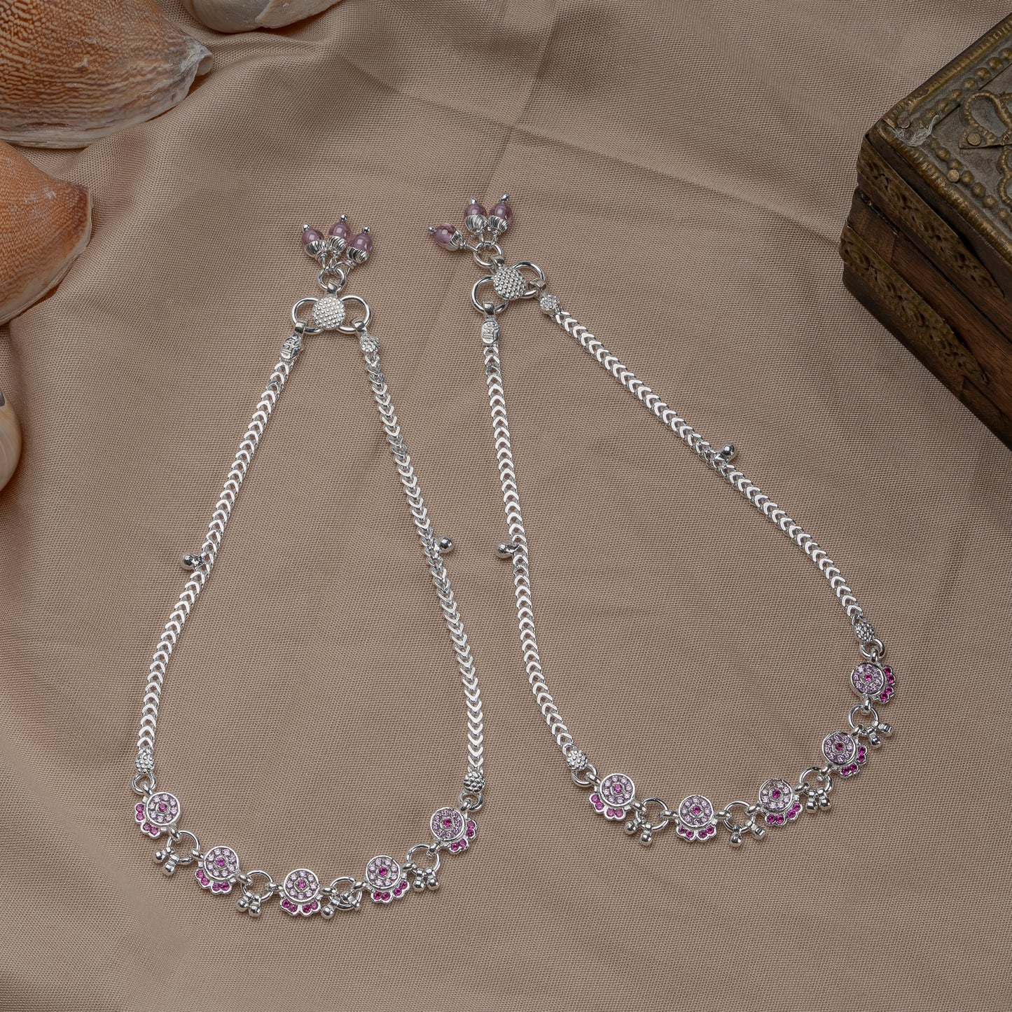 Pankhudi Lightweight Daily Wear Payal for Girls (Anklet)