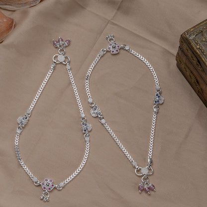 Pankhudi Lightweight Daily Wear Payal for Girls (Anklet)
