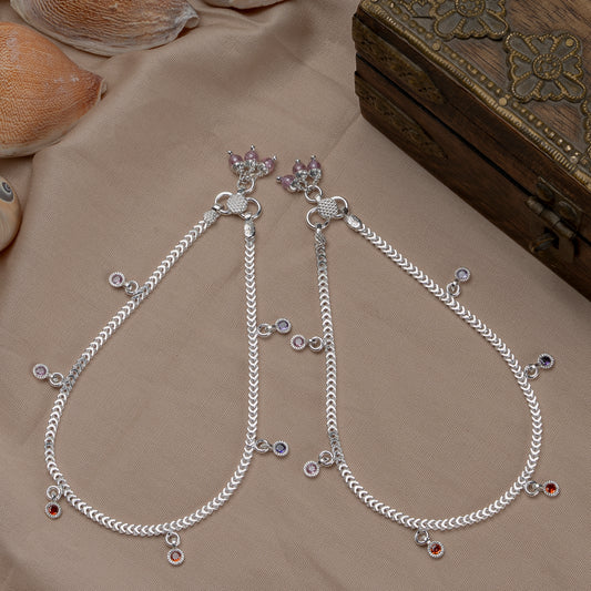 Pankhudi Lightweight Daily Wear Payal for Girls (Anklet)