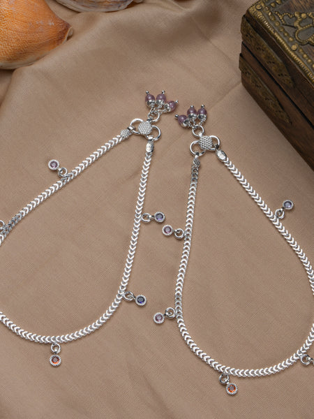 Pankhudi Lightweight Daily Wear Payal for Girls (Anklet)