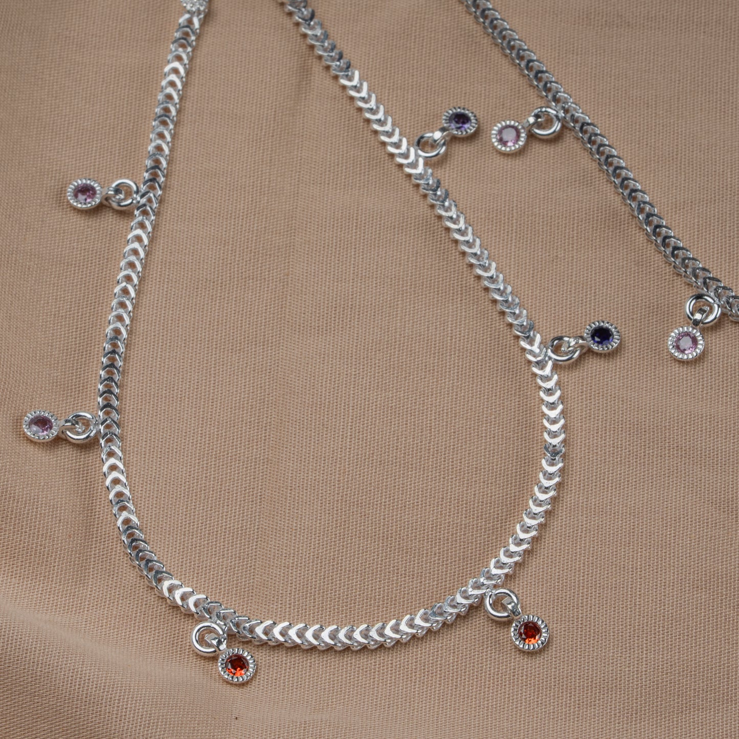 Pankhudi Lightweight Daily Wear Payal for Girls (Anklet)