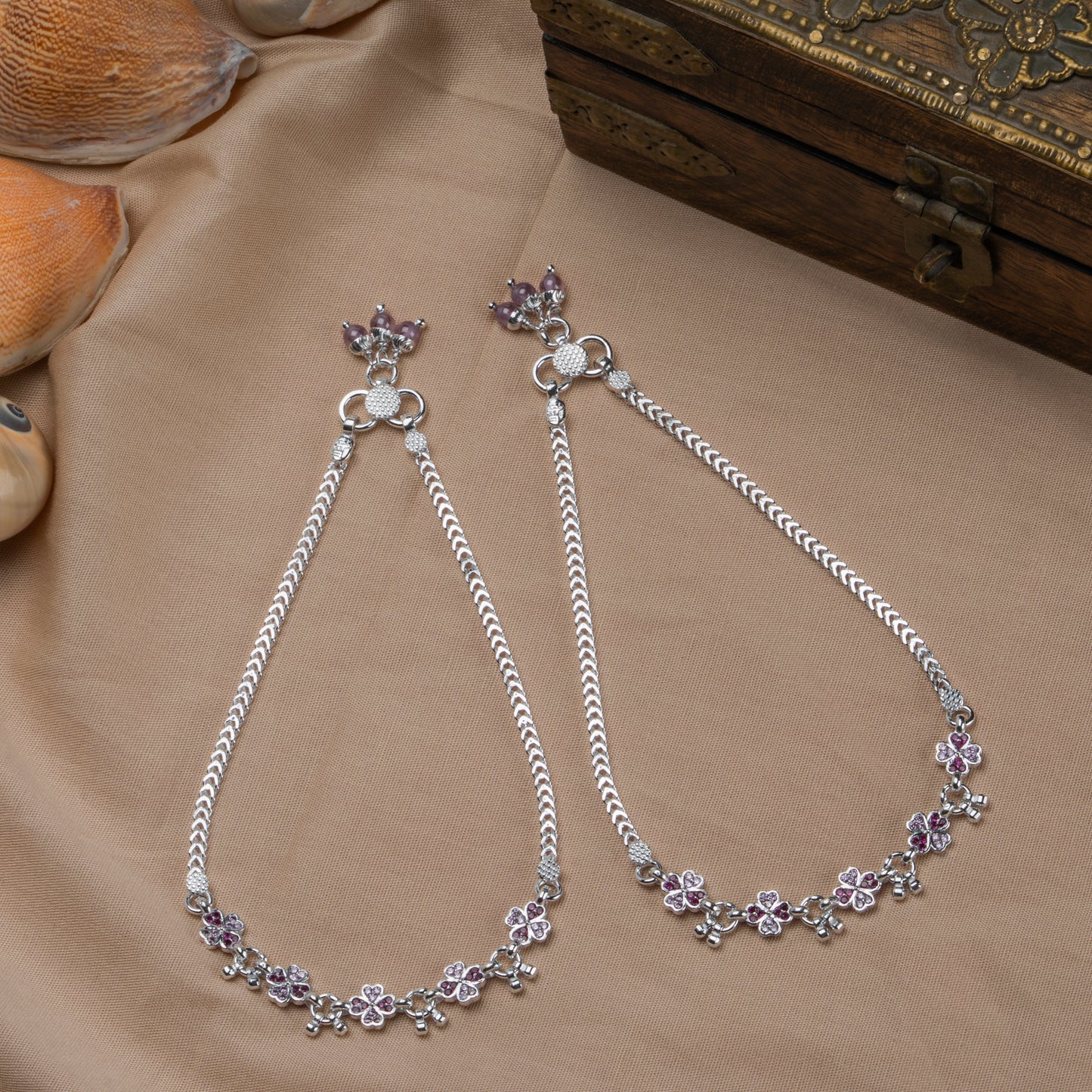 Pankhudi Lightweight Daily Wear Payal for Girls (Anklet)