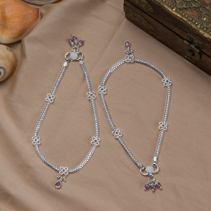 Pankhudi Lightweight Daily Wear Payal for Girls (Anklet)
