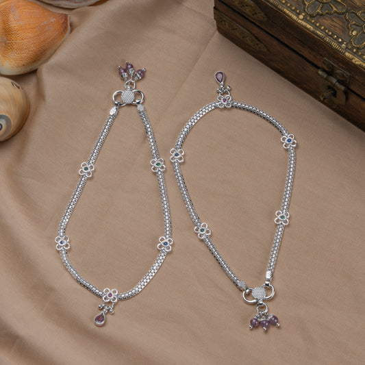 Pankhudi Lightweight Daily Wear Payal for Girls (Anklet)