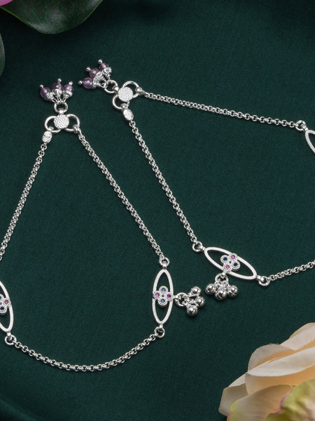 Pankhudi Lightweight Daily Wear Payal for Girls (Anklet)