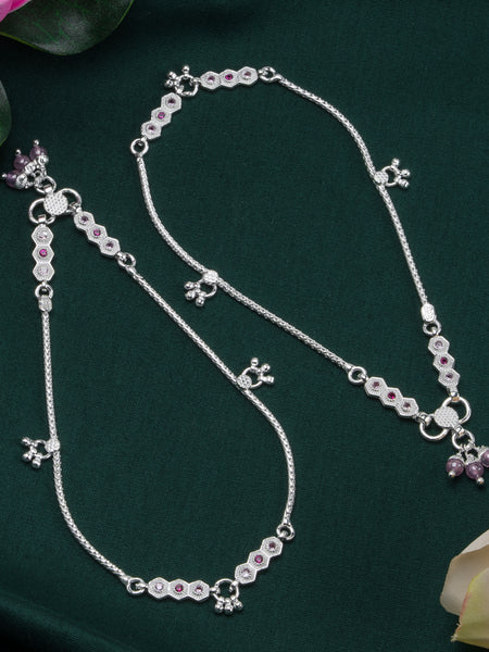 Pankhudi Lightweight Daily Wear Payal for Girls (Anklet)