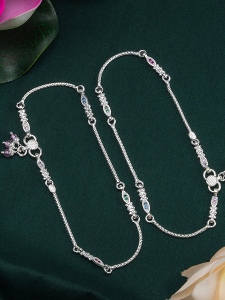 Pankhudi Lightweight Daily Wear Payal for Girls (Anklet)