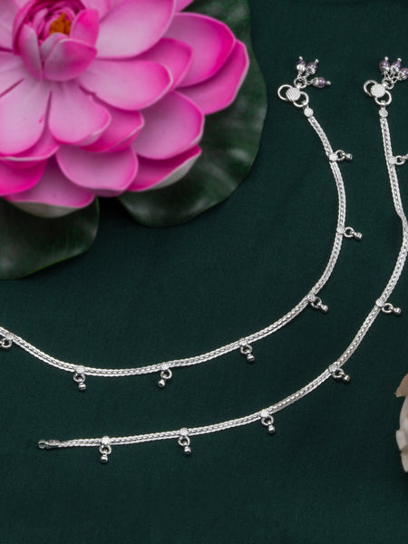 Pankhudi Lightweight Daily Wear Payal for Girls (Anklet)