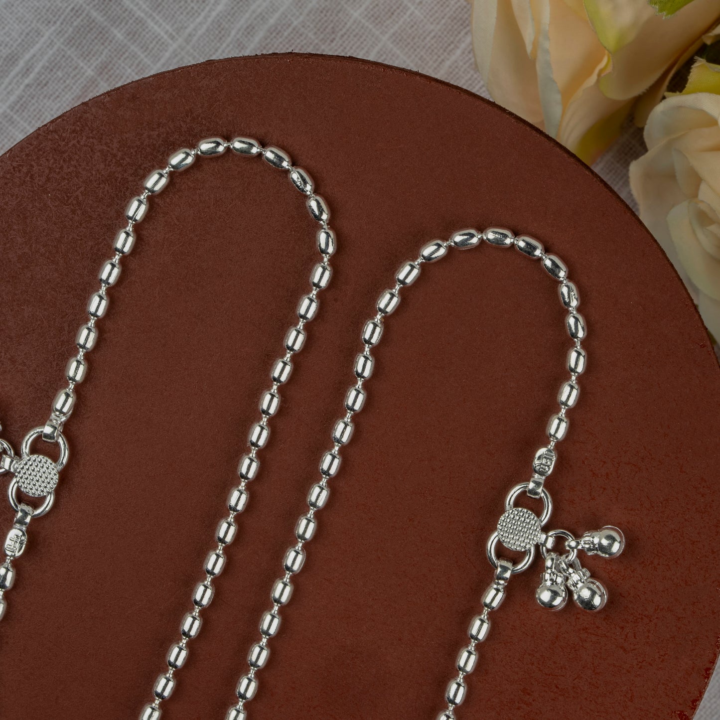 Minimalist Plain Silver Look Payal for Girls – Daily Wear Anklet