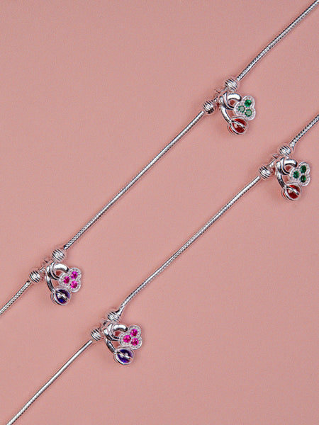 Pankhudi Lightweight Daily Wear Payal for Girls (Anklet)