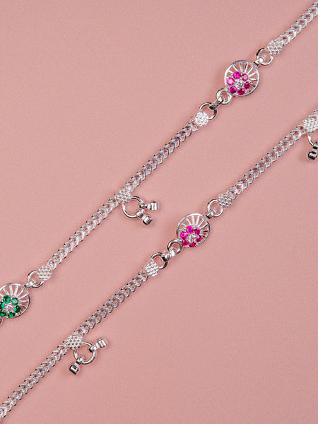 Pankhudi Lightweight Daily Wear Payal for Girls (Anklet)