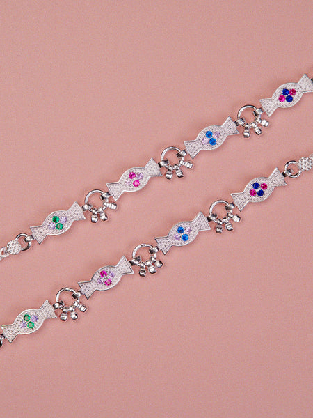 Pankhudi Lightweight Daily Wear Payal for Girls (Anklet)