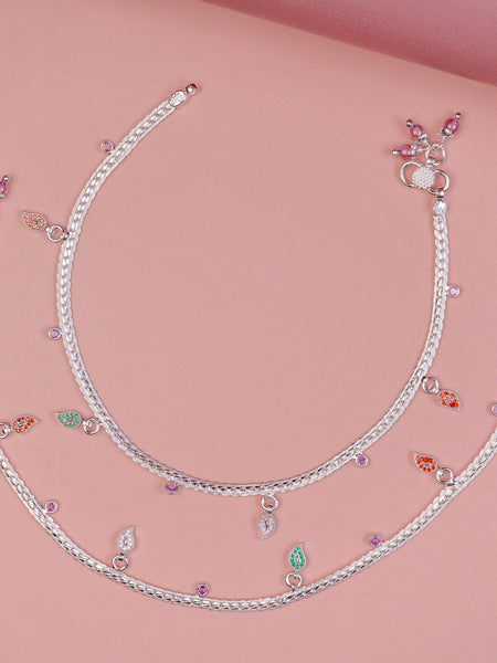 Pankhudi Lightweight Daily Wear Payal for Girls (Anklet)