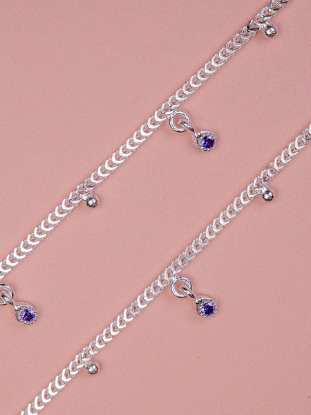 Pankhudi Lightweight Daily Wear Payal for Girls (Anklet)