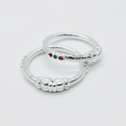 Traditional Charm Kids Kada Set (17.2g)- 92.5 Silver