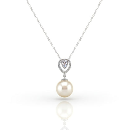 The Timeless Drop Pearl Pendant Set | Made With Pure 925 Silver