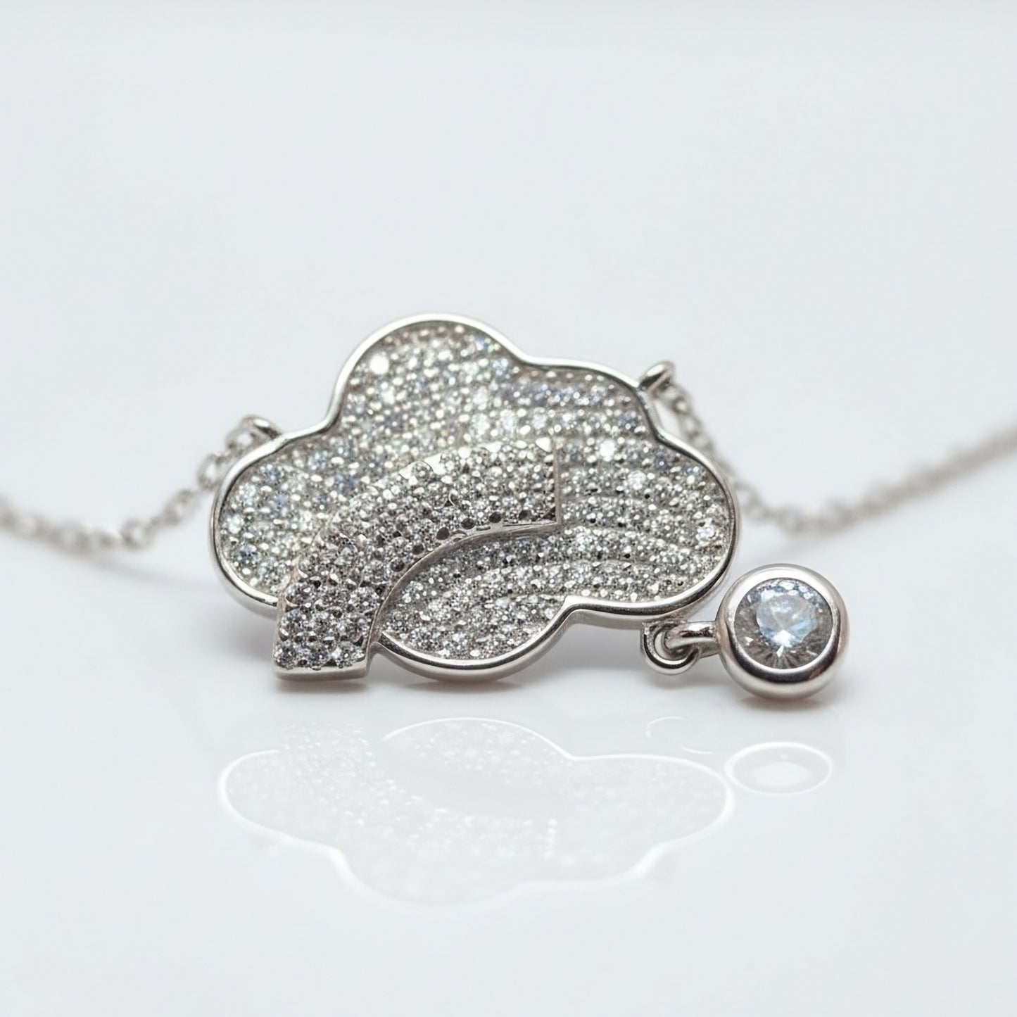 The Radiant Cloud Pendant Set | Made With Pure 925 Silver
