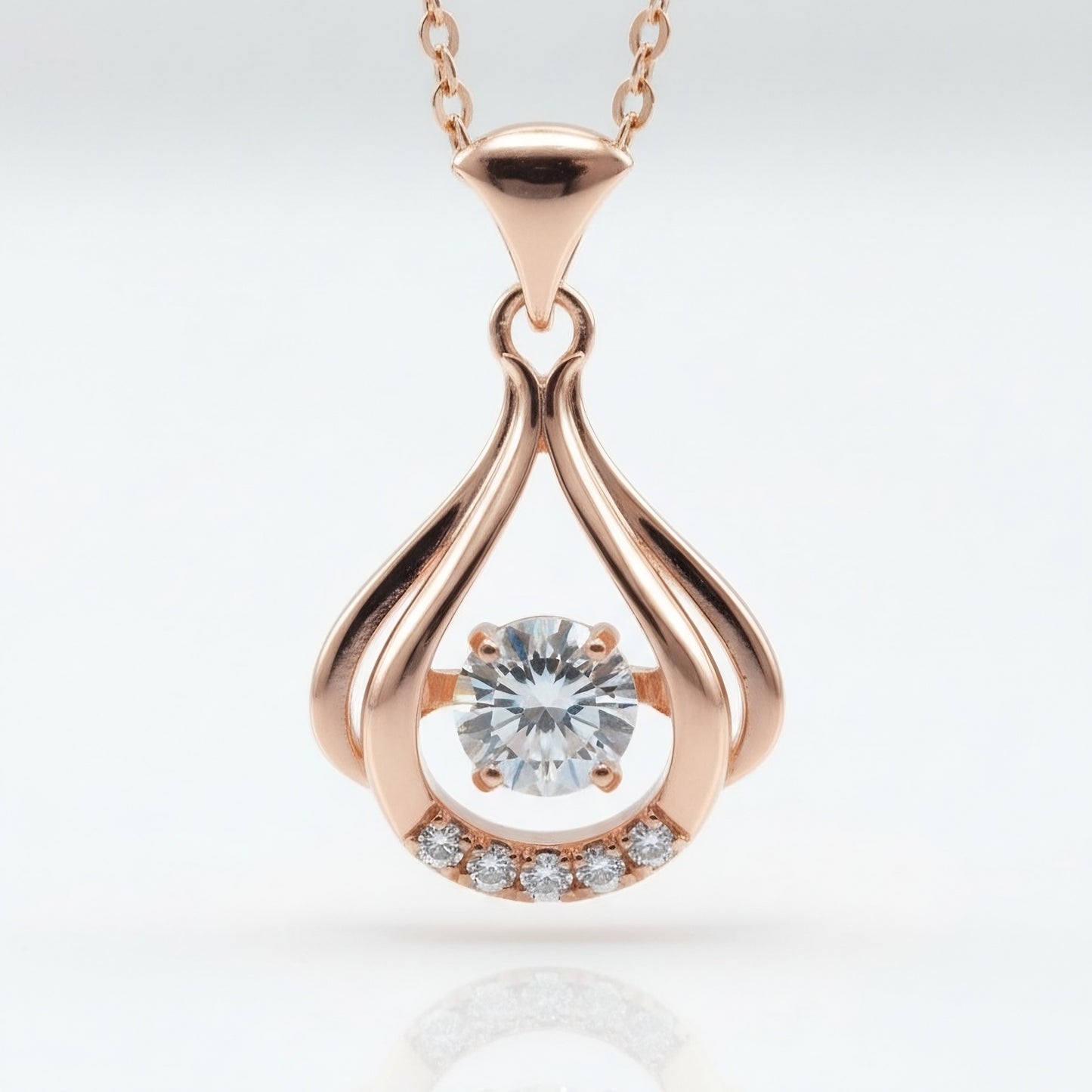 Aurora Solitaire Pendant | Made With Pure 925 Silver