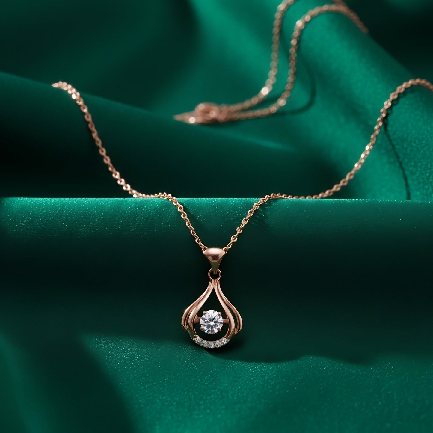 Aurora Solitaire Pendant | Made With Pure 925 Silver