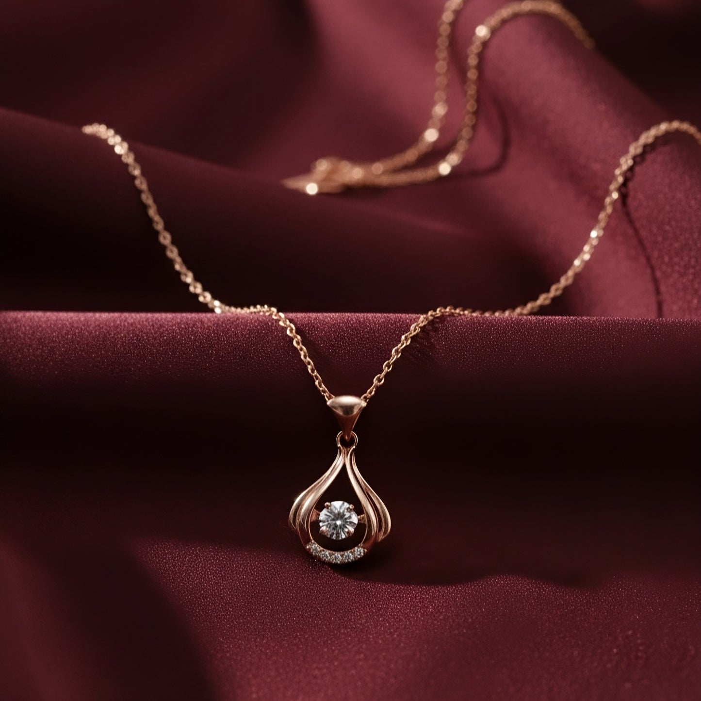 Aurora Solitaire Pendant | Made With Pure 925 Silver