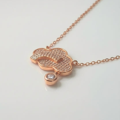 The Gilded Cloud Raindrop Pendant Set | Made With Pure 925 Silver